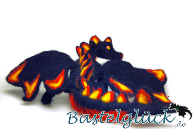 gefilzter Drache Feuerdrache