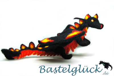 gefilzter Drache Feuerdrache